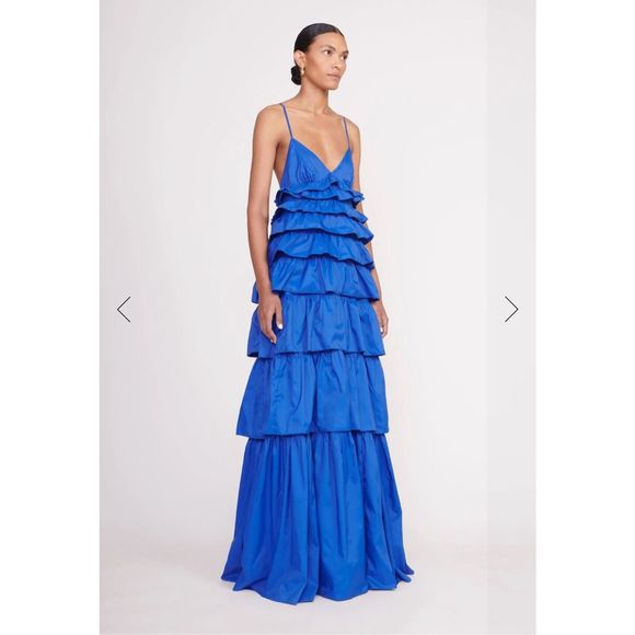 STAUD RYLIE DRESS LAPIS - Picture 4 of 12